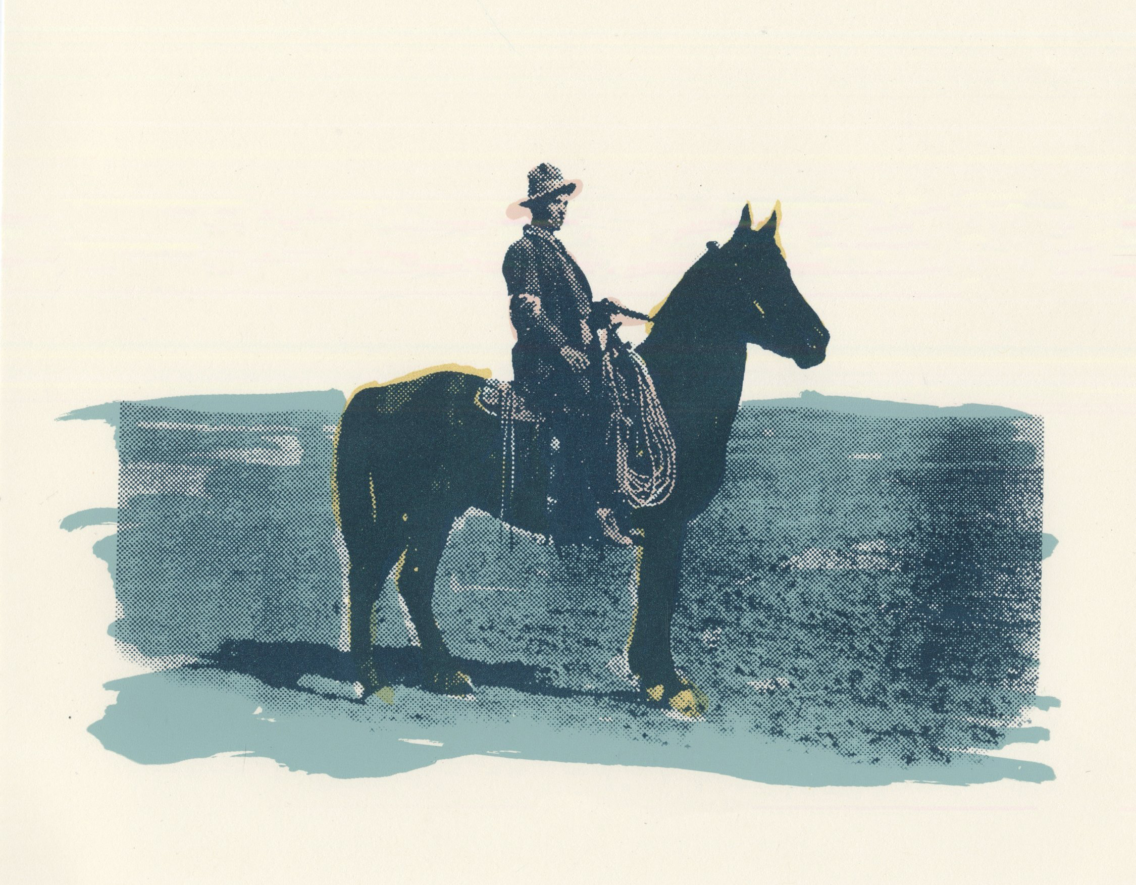Grandpa With His Horse